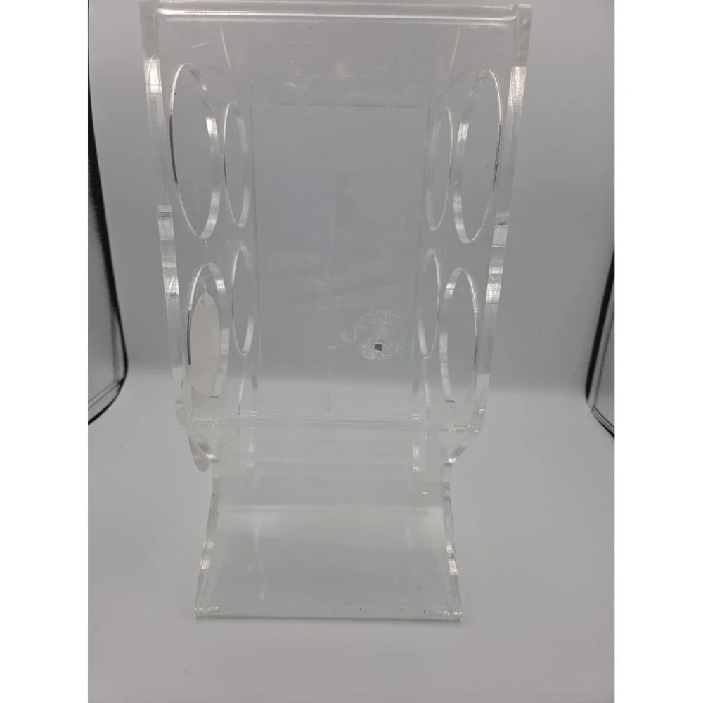 Clear Acrylic Lightweight Countertop Wine Rack Holder for 6 Bottles